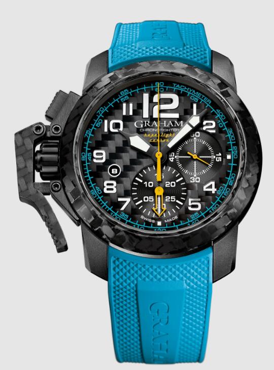 Replica Graham Watch 2CCBK.B30A CHRONOFIGHTER SUPERLIGHT CARBON BLUE